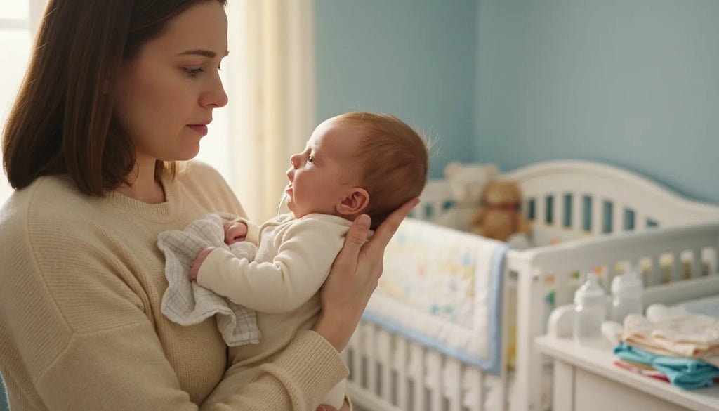 Pourquoi bébé régurgite du liquide transparent : causes et solutions