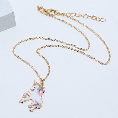 Collier Licorne Doré