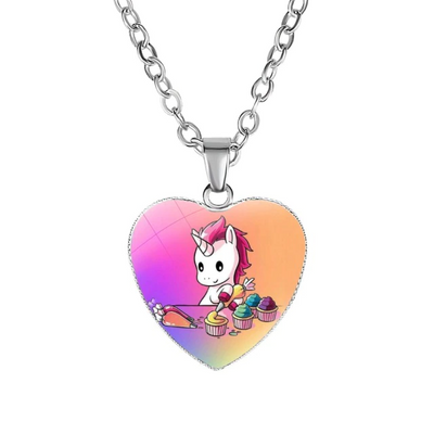 Collier Licorne Cupcake