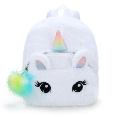Sac à Dos Licorne Kawaii Blanc