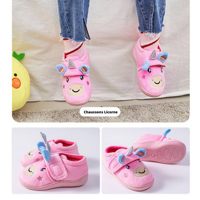 Chaussons Licorne pour Enfants