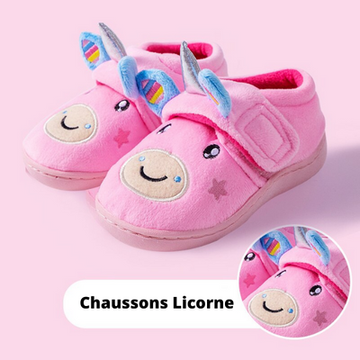 Chaussons Licorne pour Enfants