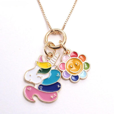 Collier Licorne Colorée