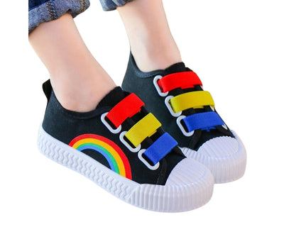 Chaussures Licorne Arc-En-Ciel avec Fermeture Velcro