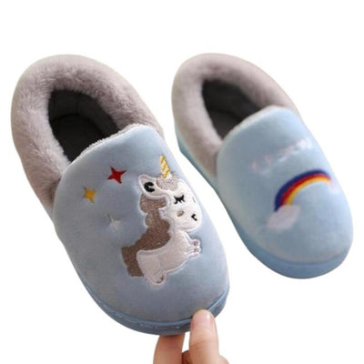 Chausson Licorne Fille Avec Etoiles