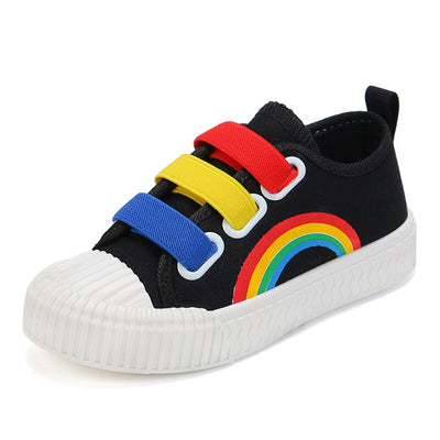 Chaussures Licorne Arc-En-Ciel avec Fermeture Velcro