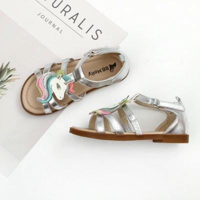 Sandale Licorne Argentée