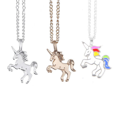 Collier Licorne Avec Pendentif