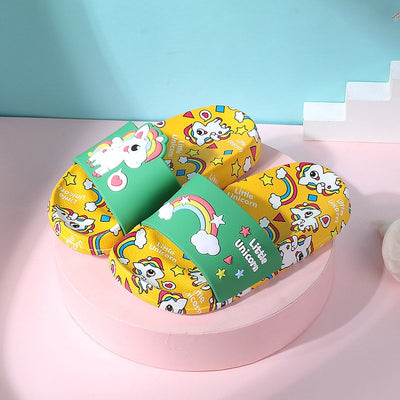 Sandale Licorne Arc en Ciel