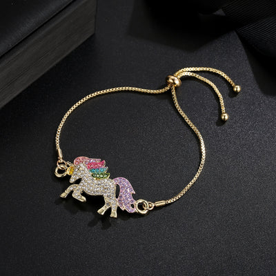 Bracelet Licorne Avec Bijou