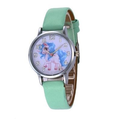 Montre Licorne Crinière Bleu