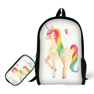 Sac à Dos Licorne avec Trousse