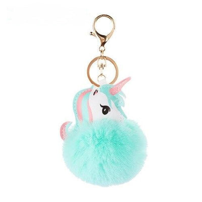Porte-Clés Licorne avec Pompon