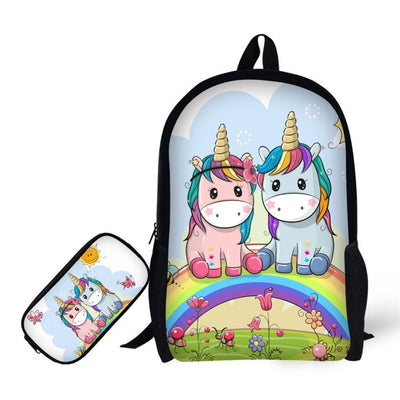 Sac à Dos Licorne avec Trousse