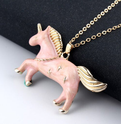Collier Licorne Émail