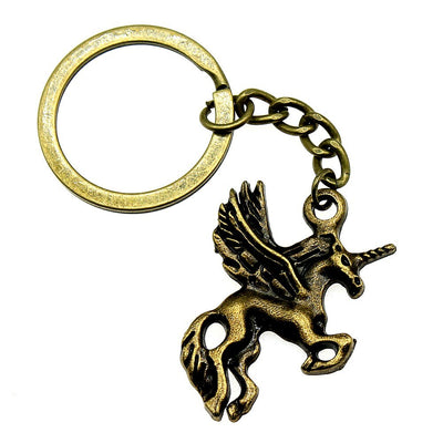 Porte Clés Licorne Métallique