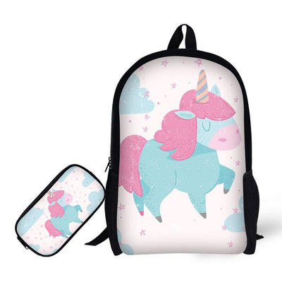 Sac à Dos Licorne avec Trousse