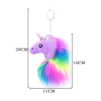 Porte-Clés Licorne Peluche