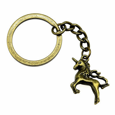 Porte Clés Licorne Métallique