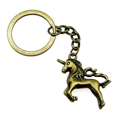 Porte Clés Licorne Métallique