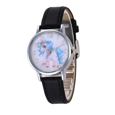Montre Licorne Crinière Bleu