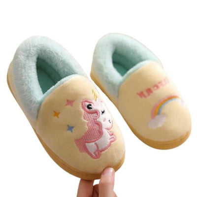 Chausson Licorne Fille Avec Etoiles