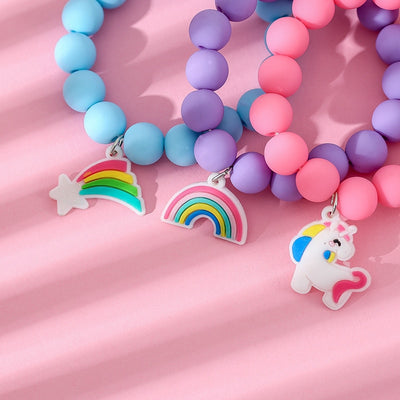 Bracelet Licorne avec Perles