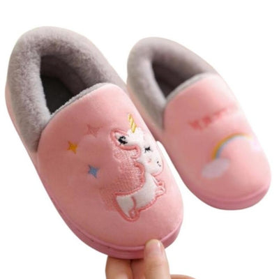 Chausson Licorne Fille Avec Etoiles