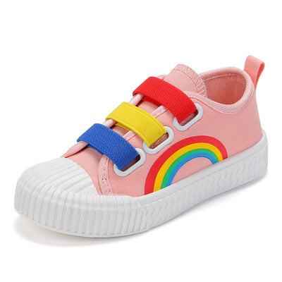 Chaussures Licorne Arc-En-Ciel avec Fermeture Velcro