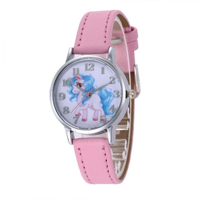 Montre Licorne Crinière Bleu