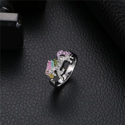 Bague Licorne Ornée de Strass