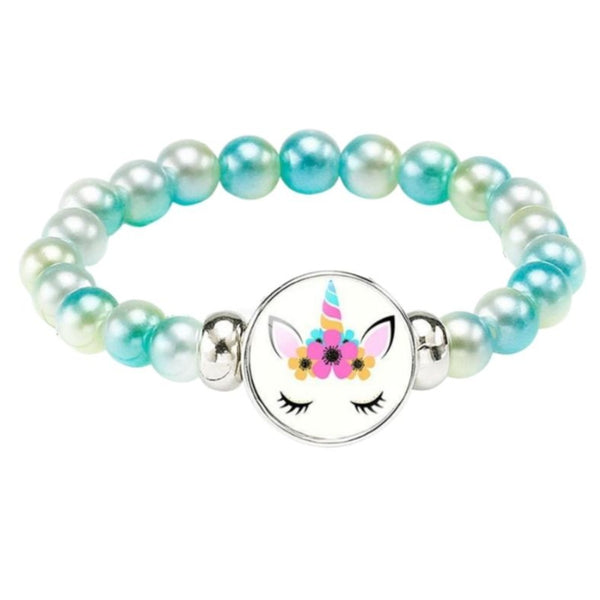 Bracelet Licorne Perles Multicolores