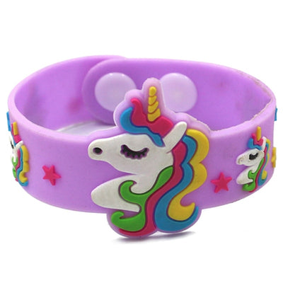 Bracelet Licorne Souple En Silicone