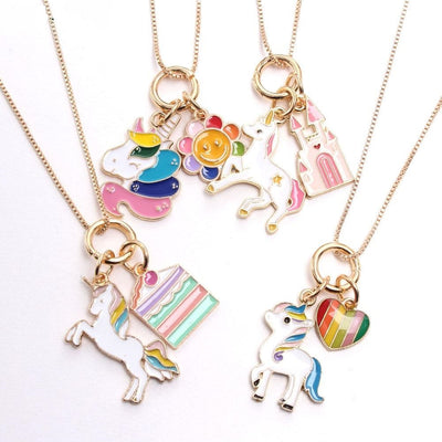 Collier Licorne Colorée