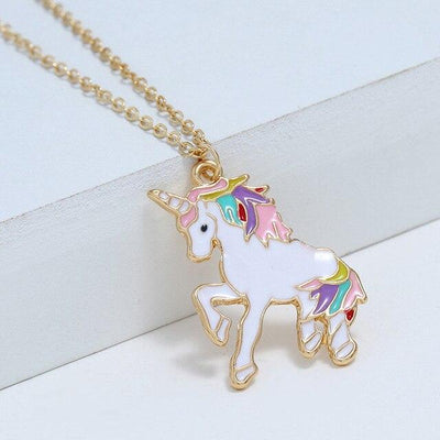 Collier Licorne Doré