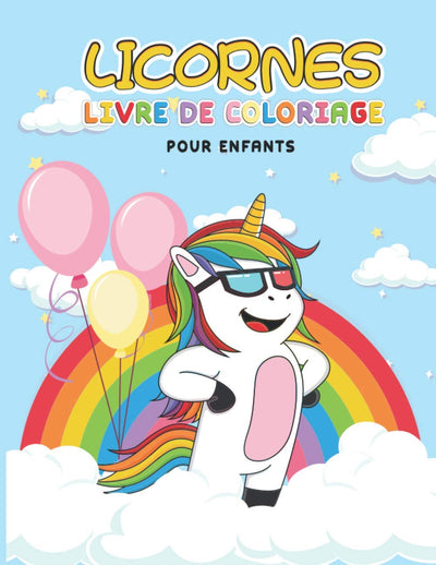 Livre de coloriage licorne pour enfants: 30 pages de dessins licornes à colorier