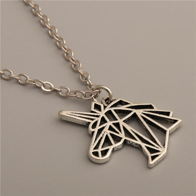 Collier Licorne Origami - amourdelicorne