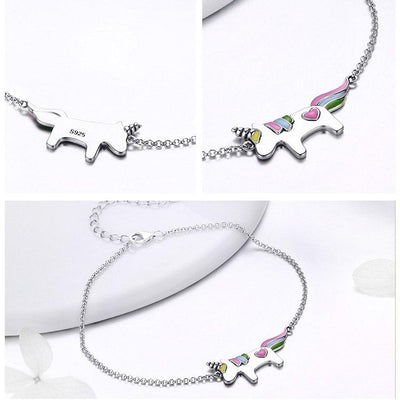 Bracelet Licorne en Argent - amourdelicorne