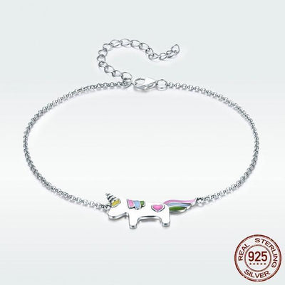 Bracelet Licorne en Argent - amourdelicorne