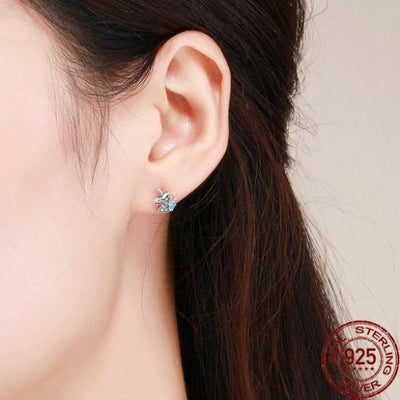 Boucles d'Oreilles Licorne en Argent - amourdelicorne