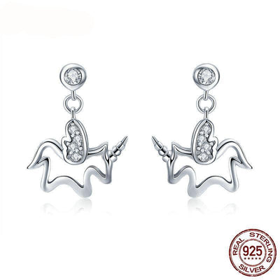Boucles d'Oreilles Licorne - amourdelicorne